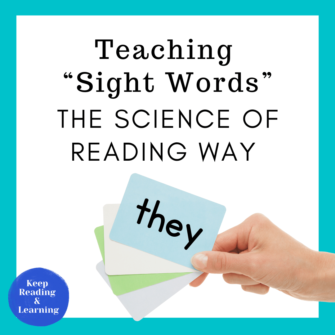 Science of Reading Sight Words Cover Image