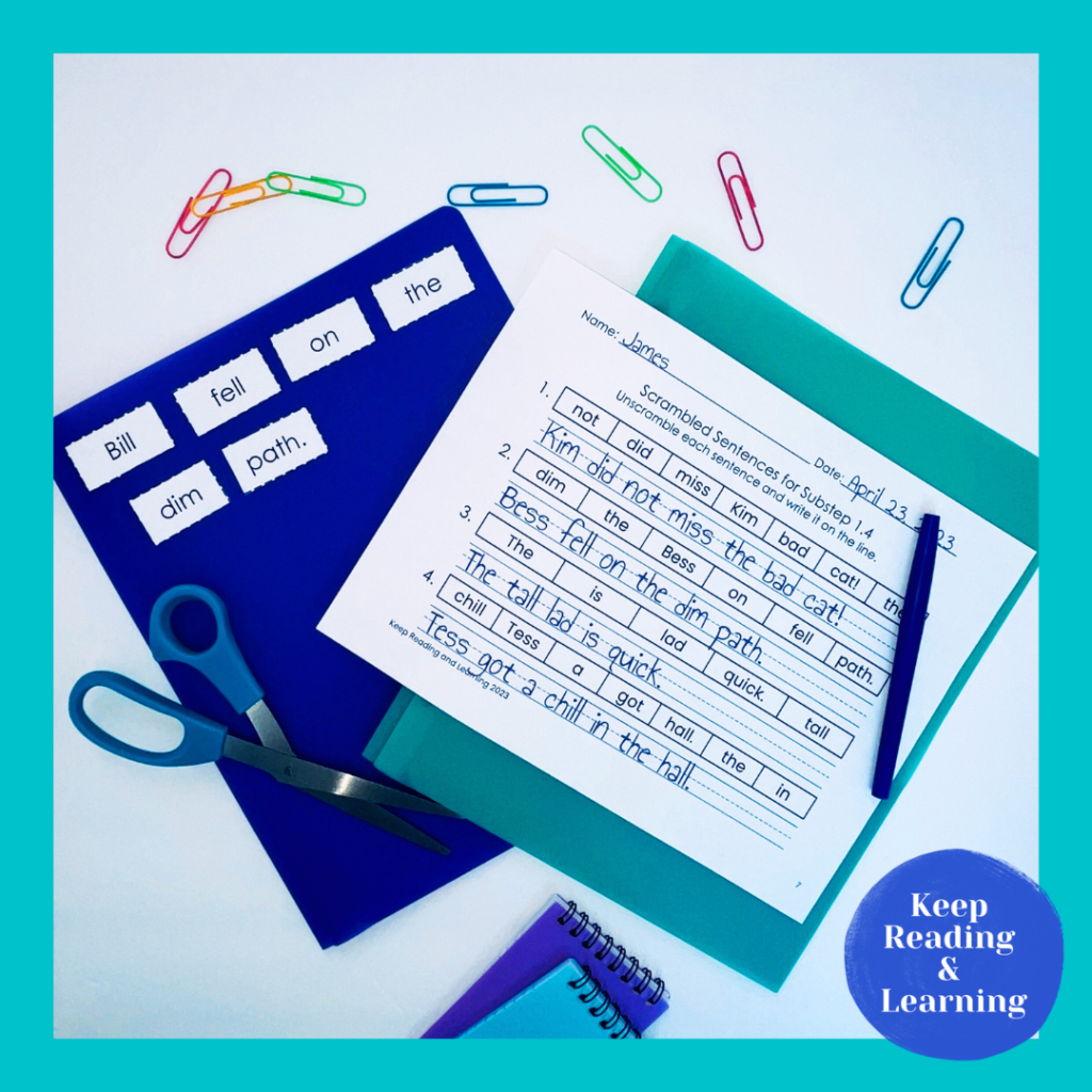 Scrambled Decodable Sentences