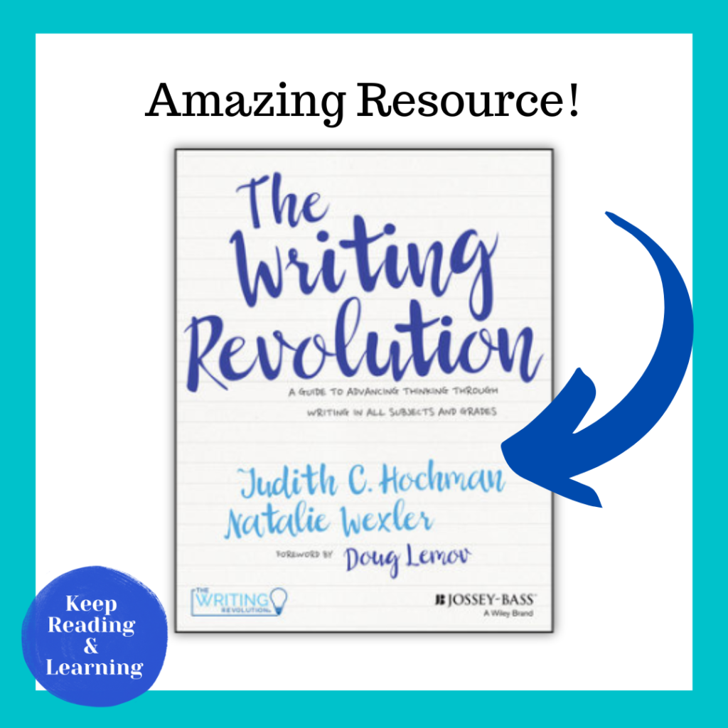 The Writing Revolution by Hochman and Wexler