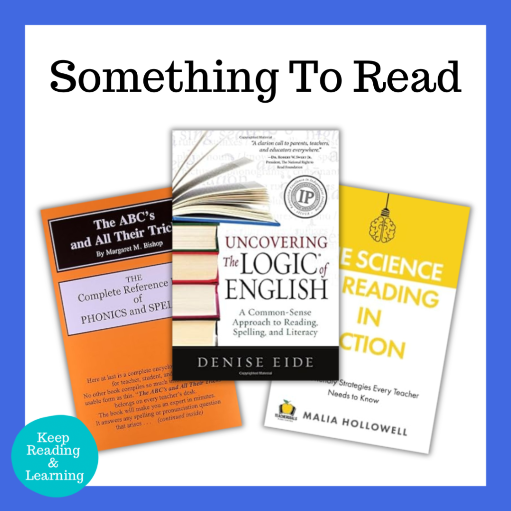 Teacher Gifts- Something To Read