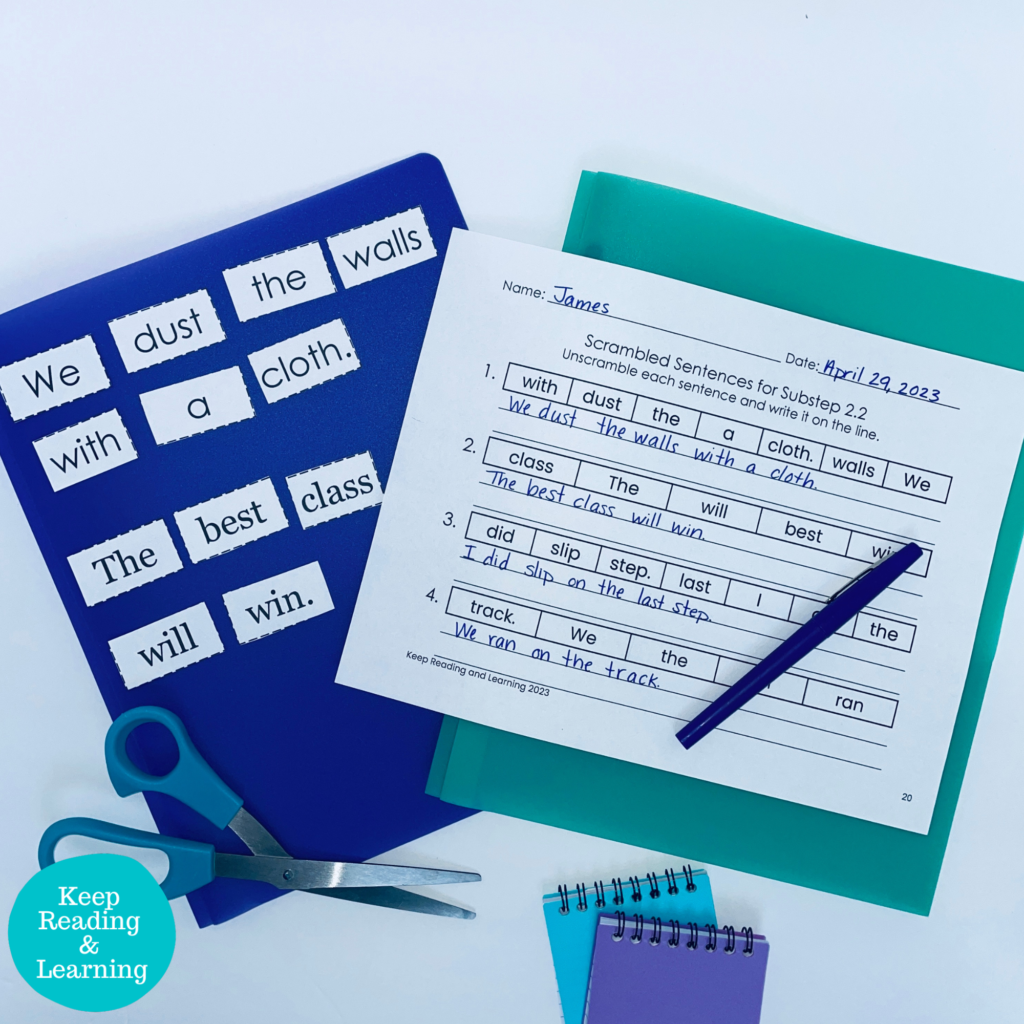 Teacher Gifts- Something They Need- Decodable Sentences