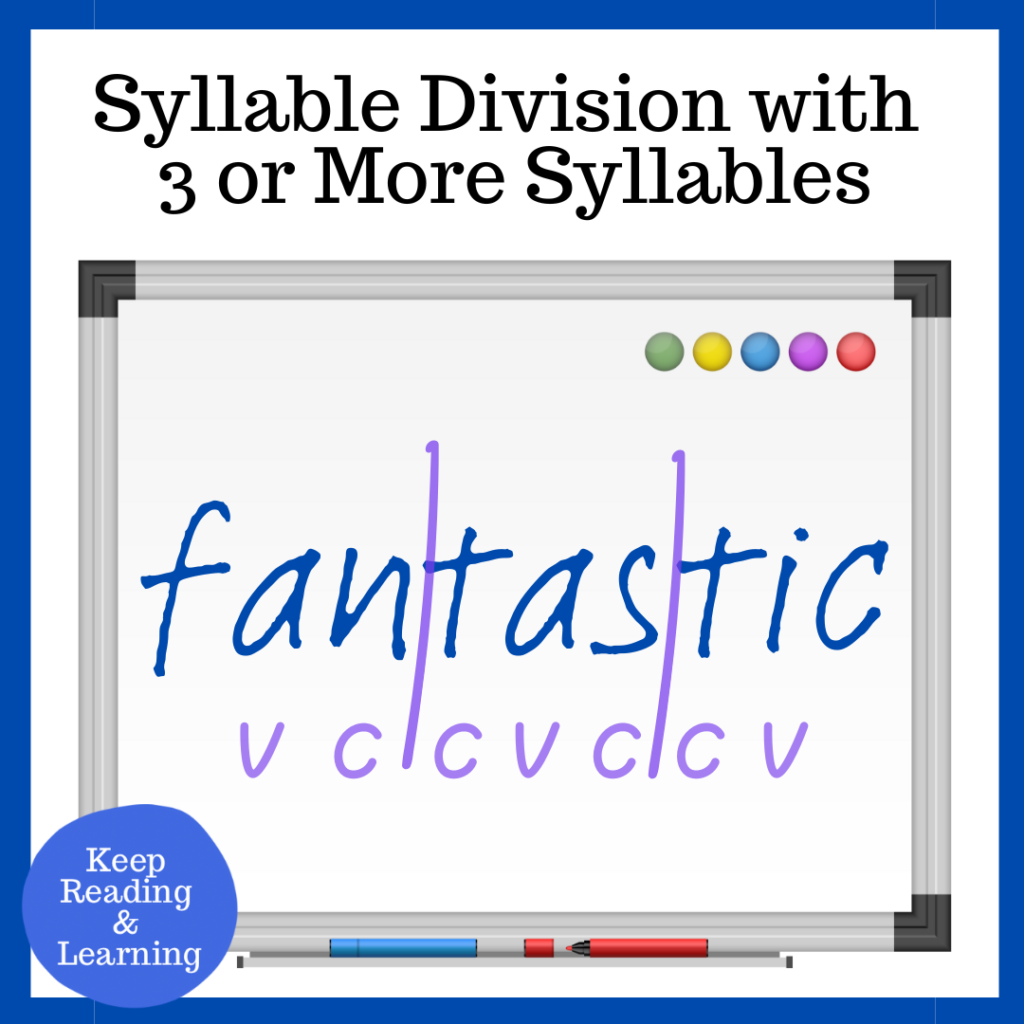 Reading multisyllabic words