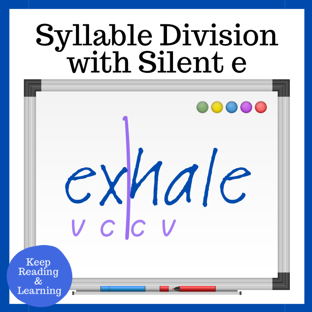 Syllable division wtith silent e