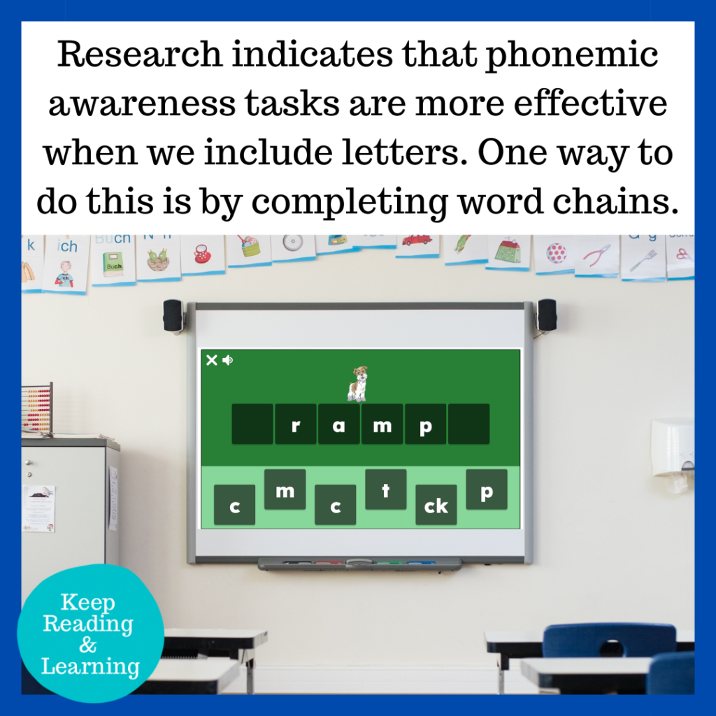Phonemic Awareness With Letters