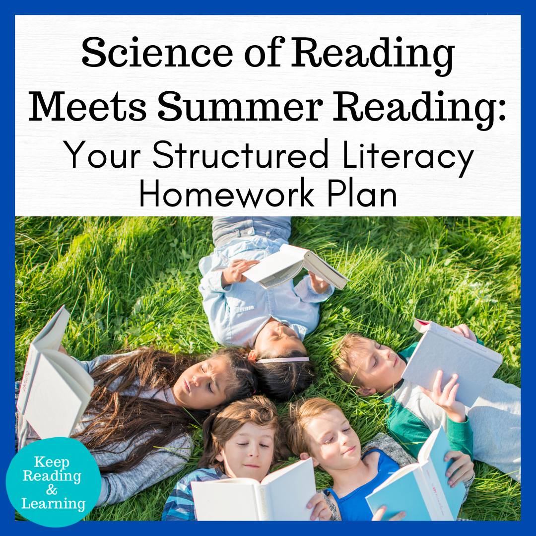 Science of Reading Homework Plan