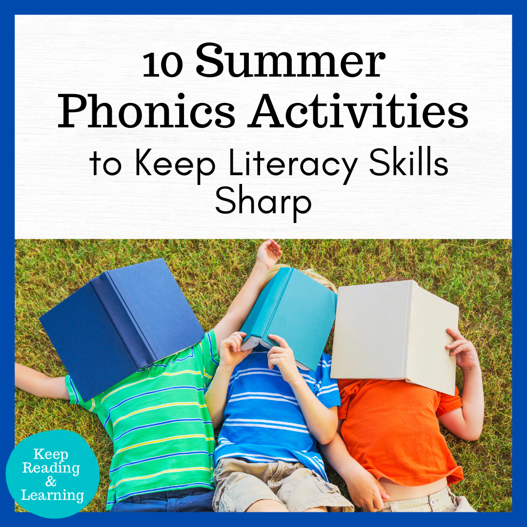 Summer phonics activities first grade science of reading