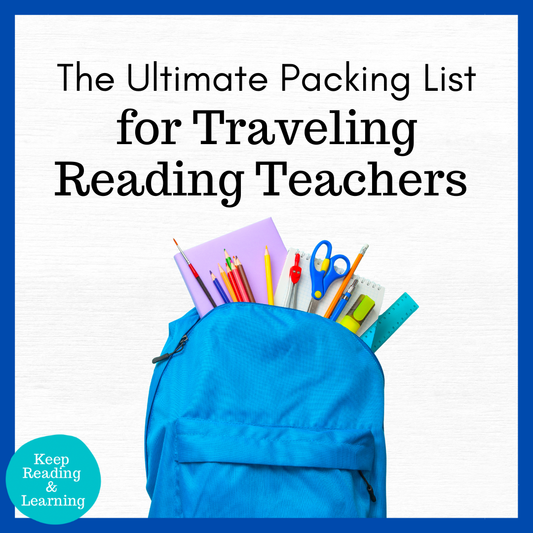 traveling reading teachers storage and supplies